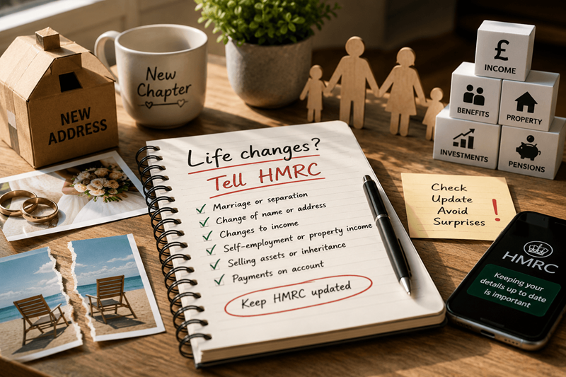 Life Changed? When You Need to Tell HMRC